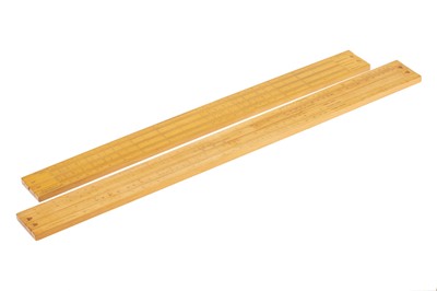 Lot 124 - Two Boxwood Slide Rules by Stanley