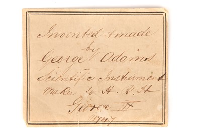 Lot 23 - George Adams Senior Trade Label & Documents
