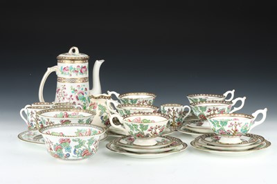 Lot 38 - A Coalport Indian Tree Part Tea and Coffee Service