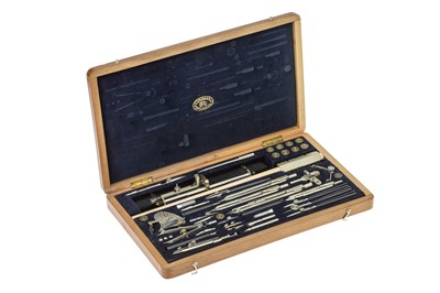 Lot 128 - A Fine Set of Drawing Instruments by Richter