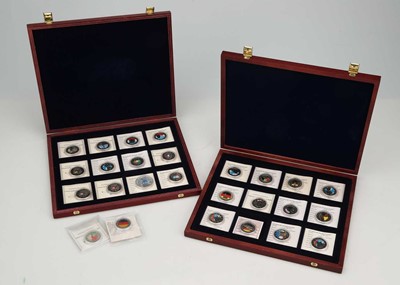 Lot 51 - Two Cased Sets of Commemorative Two Euro Coins