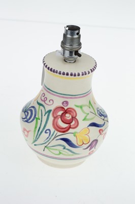 Lot 169 - A Poole Pottery Lamp Base
