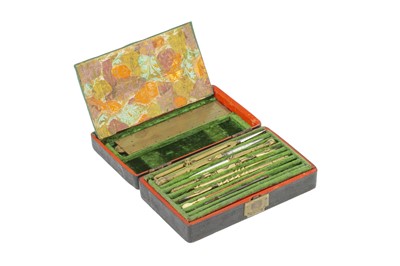 Lot 136 - An Early Set of Drawing Instruments by Thomas Heath