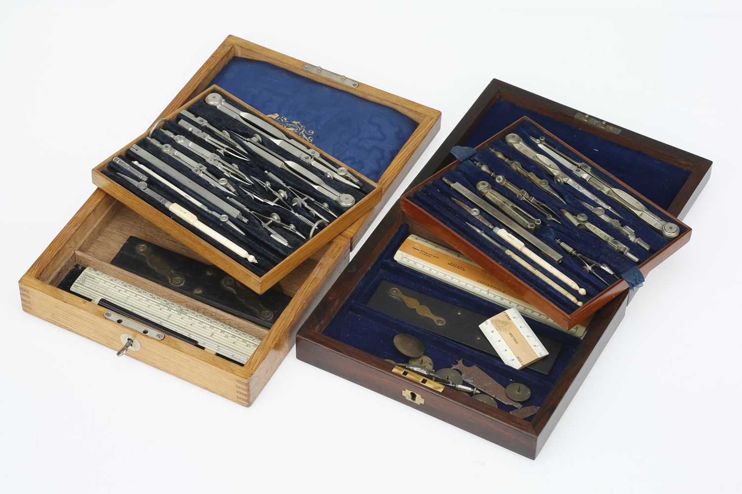 Lot 43 - Two  Drawing Instrument Sets