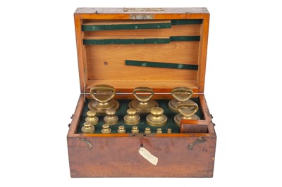 Lot 81 - Preston Borough Standard Cylindrical Pattern Troy Bullion Weights