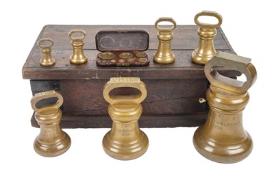 Lot 83 - Borough of Blackpool Working Standard Avoirdupois Bell Weights