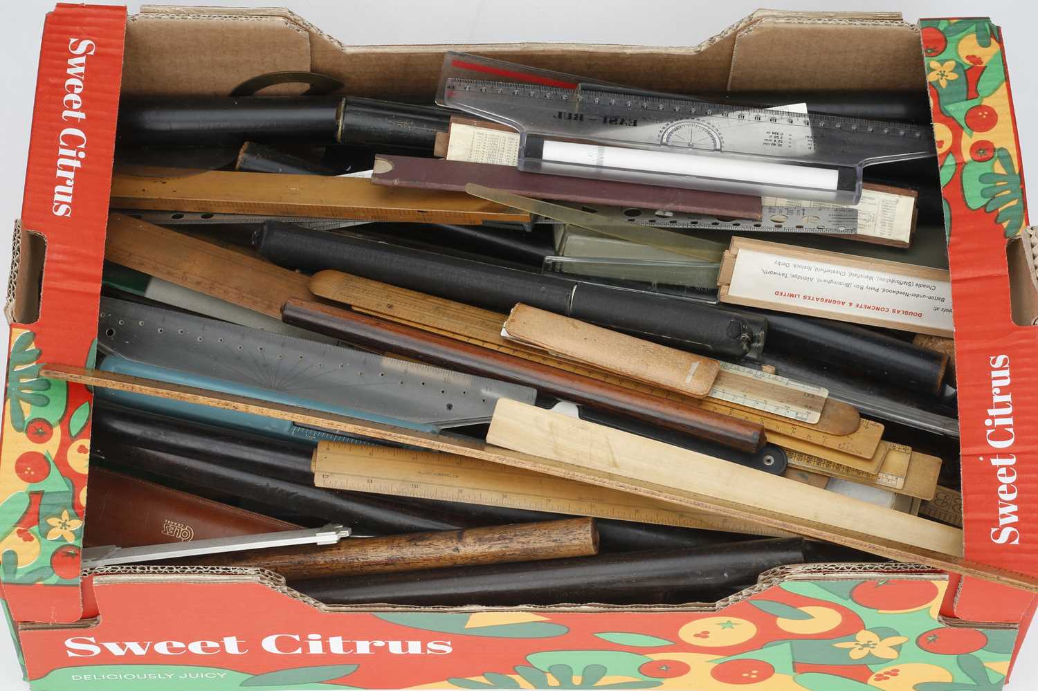 Lot 55 - A Large Quantity of drawing and Calculating Instruments