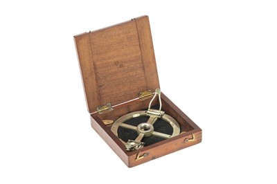 Lot 98 - A Very Unusual Miniature 4.5in Swing Arm Protractor, Piggot