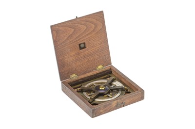 Lot 100 - A Rare American Kimber Cleaver-Type Protractor