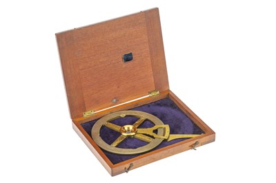 Lot 102 - A 6in Single Arm Protractor, Robson