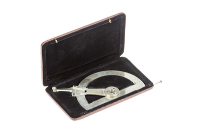 Lot 168 - A German Silver Protractor, Riefler
