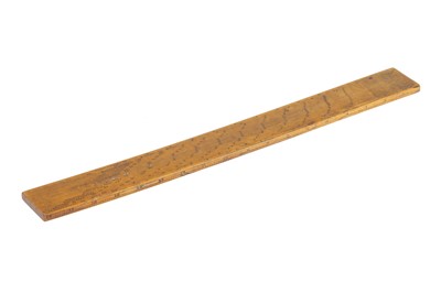 Lot 77 - An Early 19th Century Merchant's Linear Comparison Rule