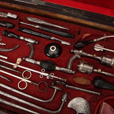 Lot 40 - An Extensive French Surgical Instrument Set