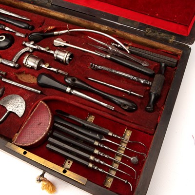 Lot 40 - An Extensive French Surgical Instrument Set