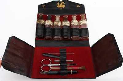 Lot 23 - A 19th Century French Pocket Medicine  Set etc