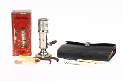 Lot 23 - A 19th Century French Pocket Medicine  Set etc