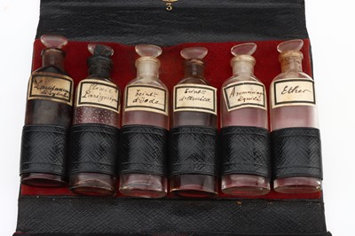 Lot 23 - A 19th Century French Pocket Medicine  Set etc