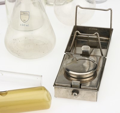 Lot 1 - A Small Group of Chemist's Glass Laboratory Equipment