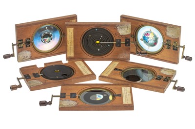 Lot 252 - A Part Set of Mechanical Astronomical Magic Lantern Slides