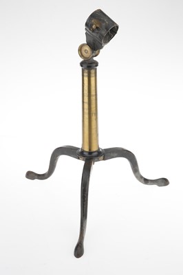 Lot 91 - A Day & Night Brass and Wood Four Draw Telescope