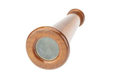 Lot 270 - Late Victorian Wooden Conical Kaleidoscope