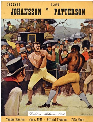 Lot 156 - Boxing Programme and Ticket, Johansson vs. Patterson 1959