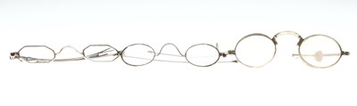 Lot 13 - A Rare Tortoiseshell Cased Pair of 18th Century Octagonal Coin Spectacles