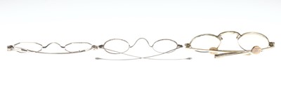 Lot 13 - A Rare Tortoiseshell Cased Pair of 18th Century Octagonal Coin Spectacles