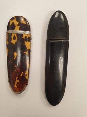 Lot 13 - A Rare Tortoiseshell Cased Pair of 18th Century Octagonal Coin Spectacles