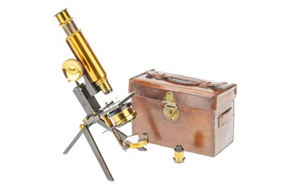 Lot 177 - W. Watson & Sons Ltd. 'Club' Portable Microscope Outfit
