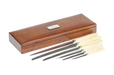Lot 34 - A Fine Set of Amputation Knives by Camillus Nyrop