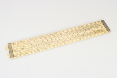 Lot 36 - An Ivory Excise Officer's Slide Rule