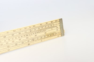 Lot 36 - An Ivory Excise Officer's Slide Rule