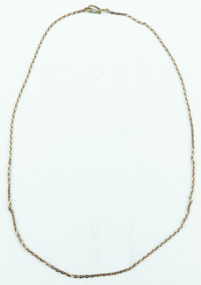 Lot 150 - Yellow Metal Belcher Link Chain