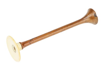 Lot 50 - An Ivory and Fruitwood Monaural Stethoscope
