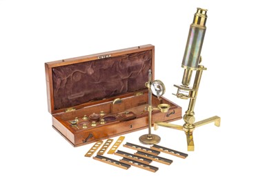 Lot 192 - A Crichton 'Improved Compound Microscope'