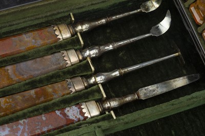 Lot 15 - A Fine Victorian Presentation Dental Instrument Set