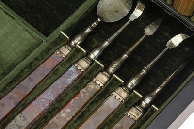 Lot 15 - A Fine Victorian Presentation Dental Instrument Set