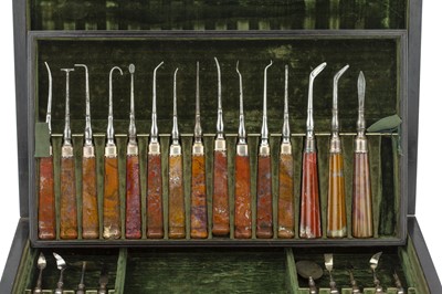 Lot 15 - A Fine Victorian Presentation Dental Instrument Set