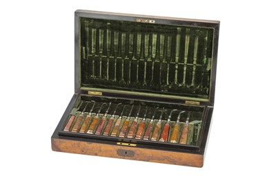 Lot 15 - A Fine Victorian Presentation Dental Instrument Set