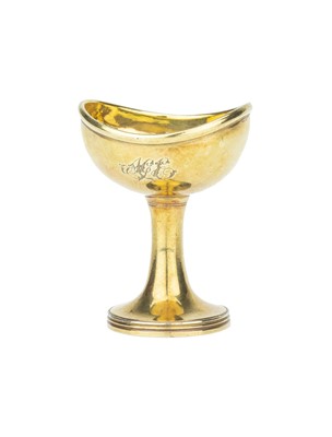 Lot 6 - An English Silver Gilt Eyebath