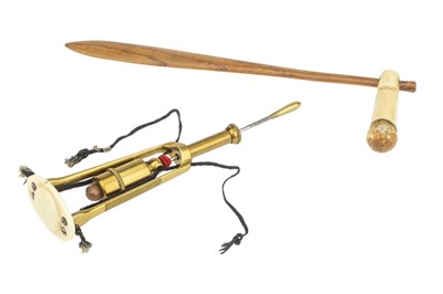 Lot 64 - Medical, A Combination Percussor and Pleximeter and a Seitz Percussor
