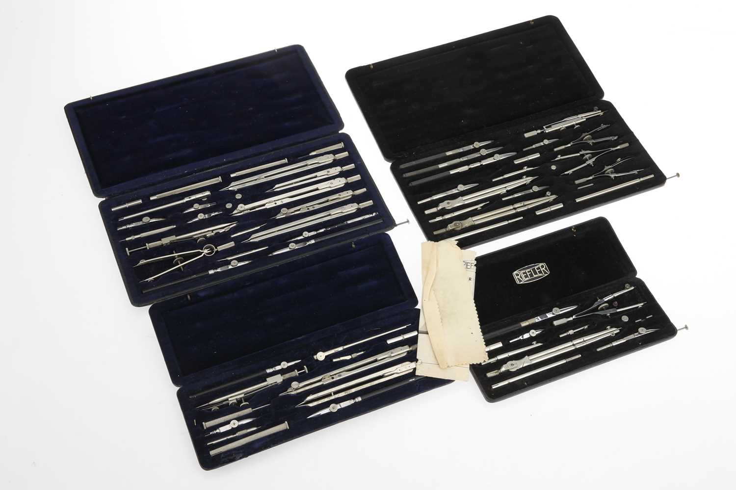 Lot 71 - Four Sets of Drawing Instruments