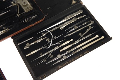 Lot 74 - Three Sets of Drawing Instruments