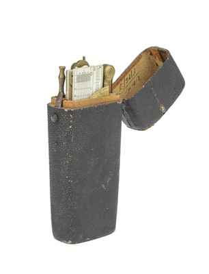 Lot 75 - A Pocket Set of Drawing Instruments