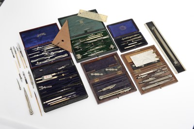 Lot 77 - Sets of Drawing Instruments