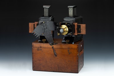 Lot 251 - A Fine Pair of Newton & Co Phantasmagoria Dissolving Magic Lanterns