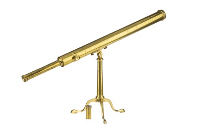 Lot 235 - A 2in Library Brass Telescope