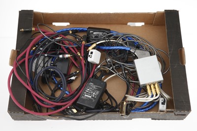 Lot 275 - A Mixed Selection of Audio Visual Cables, Leads, & Devices