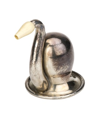 Lot 10 - A Small Silver-Plated Ear Trumpet